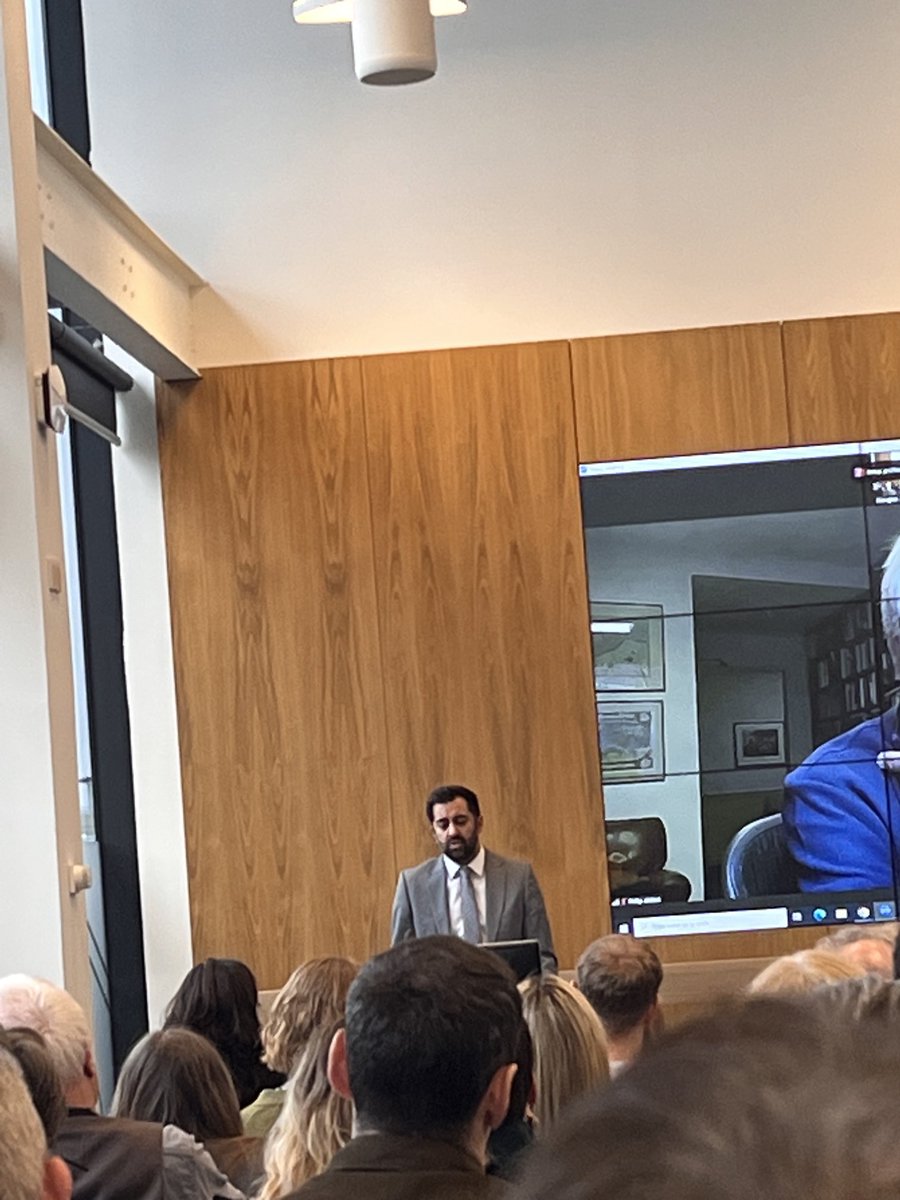 ijpams's tweet photo. ⁦⁦First Minister of Scotland ⁦@HumzaYousafMSP⁩ giving a speech at the International Human Rights Day event organized by ⁦@StrathHaSS⁩ https://t.co/GKn1mMmJAs