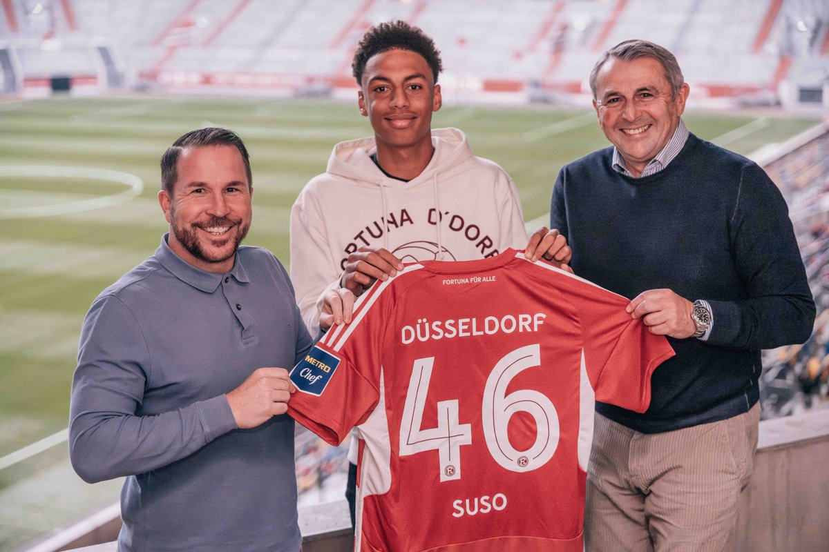 Fortuna macht Suso zum Profi