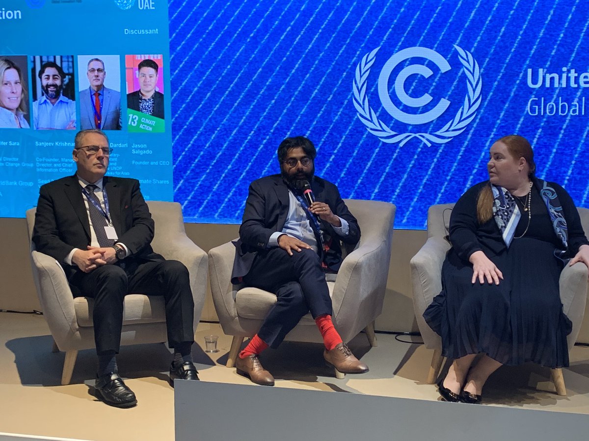 How to #finance the #green energy transition. <a href="/Deloitte/">Deloitte</a> with the <a href="/UNFCCC/">UN Climate Change</a> at <a href="/COP28_UAE/">COP28 UAE</a> are convening <a href="/Citi/">Citi</a> <a href="/WorldBank/">World Bank</a> <a href="/DeutscheBank/">Deutsche Bank</a> @seed2growth &amp; <a href="/UNDP/">UN Development</a> to understand challenges &amp; areas of opportunity.  #SustainableDevelopment &amp;  #ClimateAction require speed &amp; scale. #sdg13 🌎