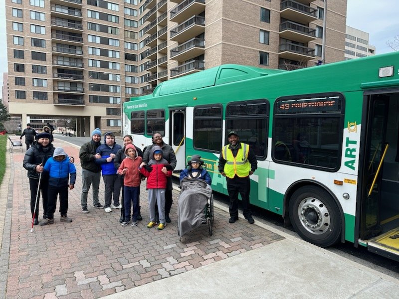 Shriver Scholars took a field trip to Crystal City on the Art bus. Respect to the bus driver who was extremely accommodating. 
<a href="/APS_Shriver/">Eunice Kennedy Shriver Program</a>