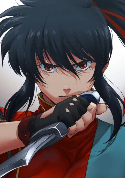 お絵描き〜妖刀伝の綾之介さま 当時大好きだったOVA『戦国奇譚 妖刀伝』が35周年!来年には劇場版デジタルリマスター版の上演会も開催されるようで嬉しい #妖刀伝