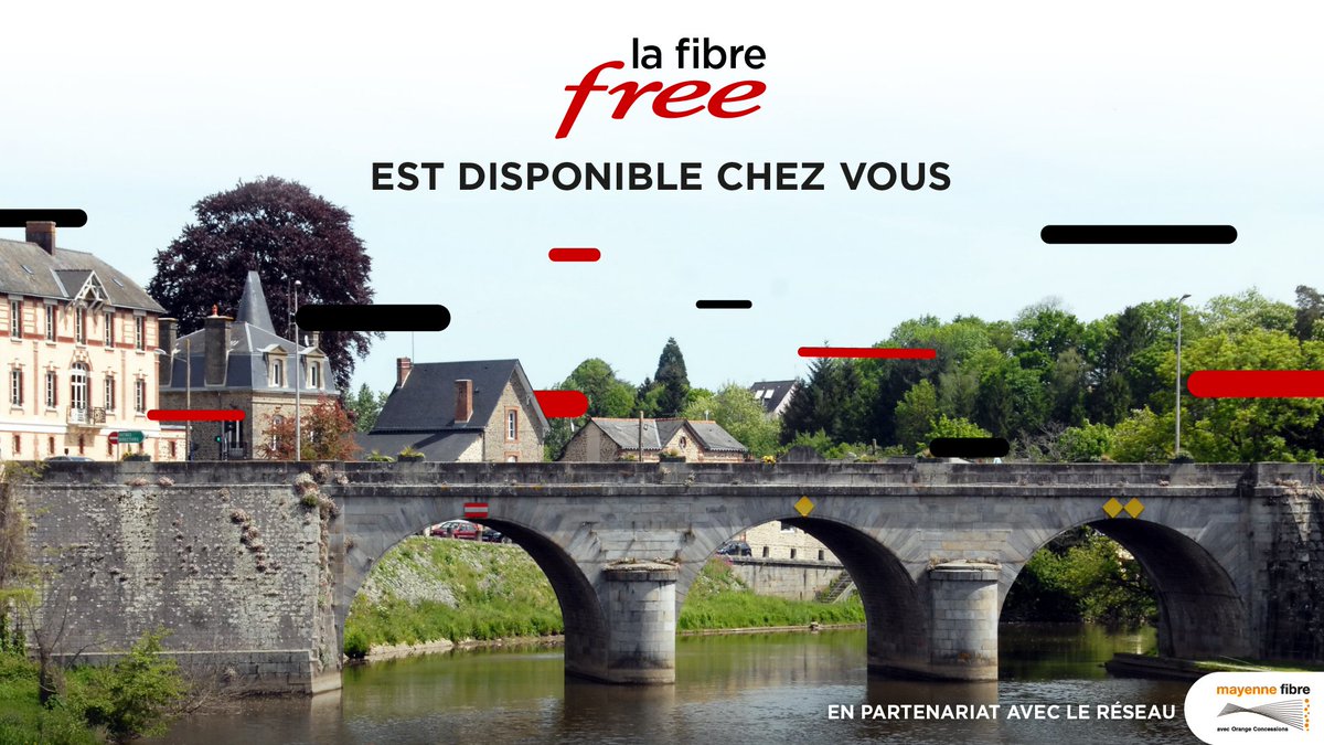 La Fibre Free est disponible sur le réseau <a href="/MayenneFibre/">Mayenne Fibre</a> et arrive sur les communes de : 
📍RENAZE
📍SAINT-BAUDELLE
📍SAINT-DENIS-D'ANJOU
📍SAINT-DENIS-DE-GASTINES
📍SAINT-FRAIMBAULT-DE-PRIERES
<a href="/lamayenne/">La Mayenne, le Département</a> <a href="/Prefet53/">Préfète de la Mayenne</a> <a href="/bleumayenne/">Martin Cotta</a> <a href="/CDLM53/">Le Courrier de la Mayenne</a>
<a href="/JackyBlaizot/">Jacky Blaizot</a> @J_Montaufier #Fibre #Mayenne
