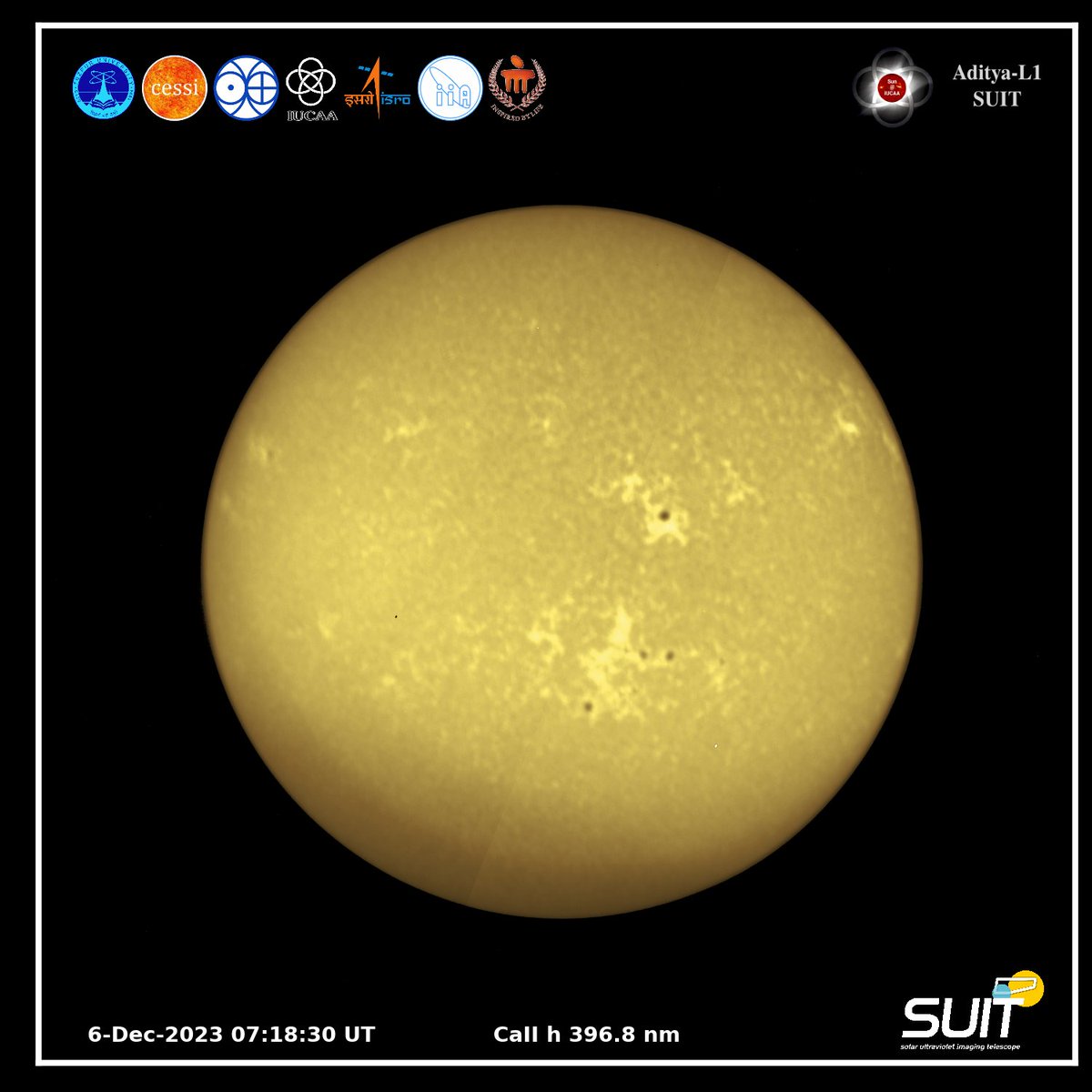 Aditya L1's SUIT opens its 'eyes' - Gives first ever full disk images of Sun in Ultraviolet light combo from space ! 'Lifetime opportunity to conceive a space telescope & get to see its first light observations.' @dktripathi of @suitaditya Some Images : Credits - ISRO/IUCAA