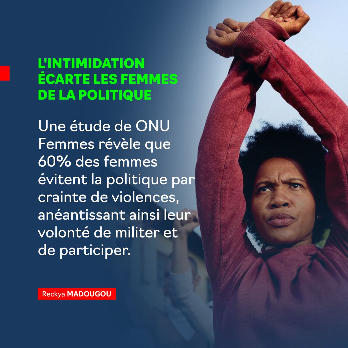 MadougouReckya's tweet photo. Points clés de ma tribune sur les violences contre les femmes politiques, à découvrir dans nos Twitter cards du jour

#StopViolenceSurFemmesPolitiques
#Femmes #FemmesPolitiques
1/3 https://t.co/FNqGAXbMtI