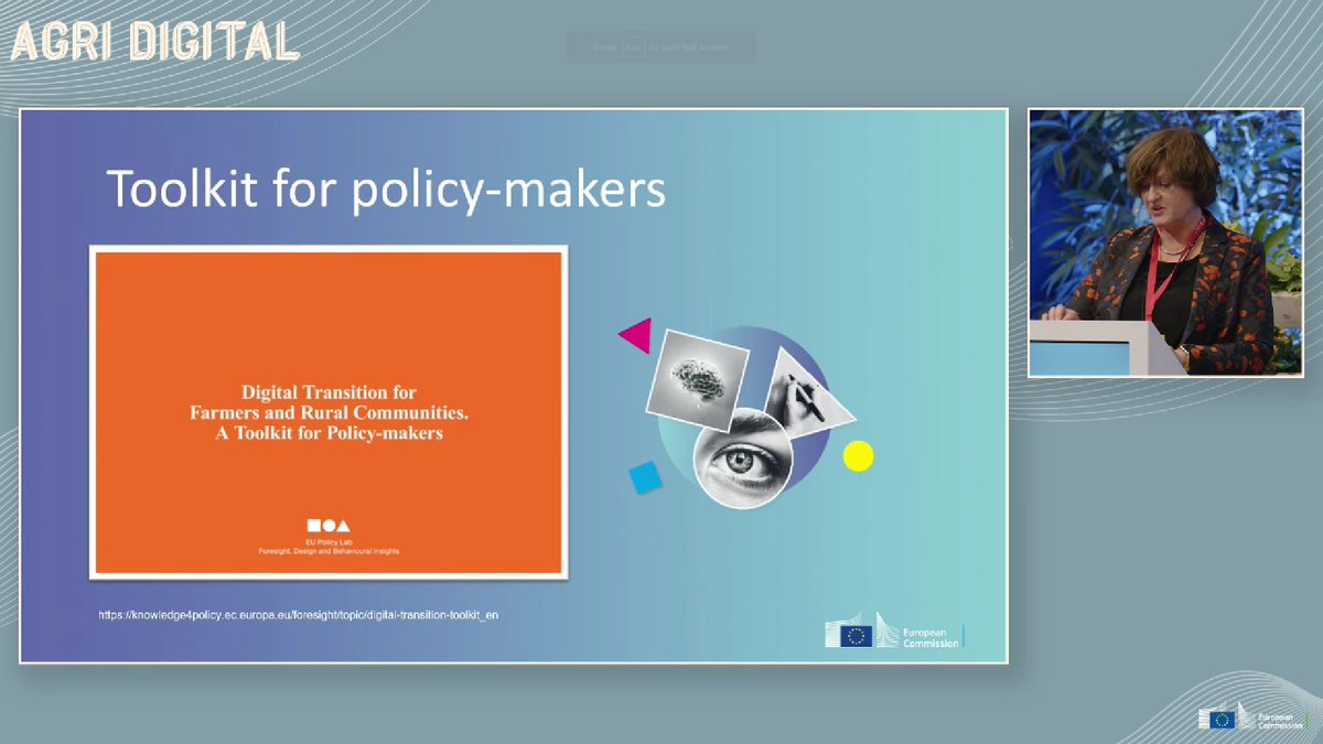 Yulia Barabanova presents a toolkit for policy-makers
 - a physical tool for digital problems -

to reflect on the values &amp; principles of the digitalization process.

Find the toolkit here 👉europa.eu/!43gRtB

#EUDigitalAgri #EUAgriFoodDays