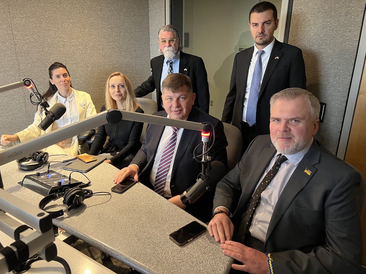 Three members of the Ukrainian Parliament visited Arizona this week with a message: Funding their war effort helps the state’s economy. Hear how next hour during ⁦@MorningEdition⁩ on ⁦@kjzzphoenix⁩. Listen here: KJZZ.org.