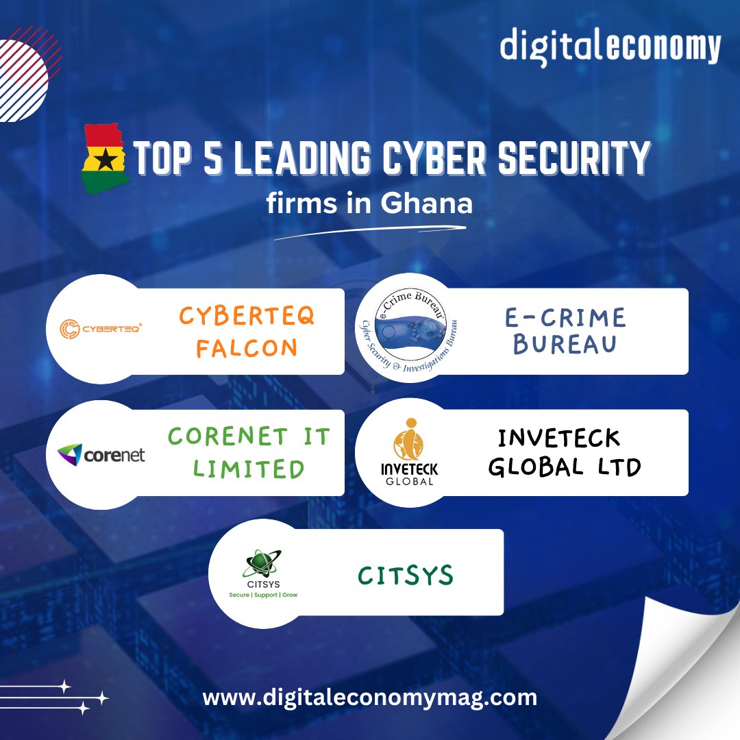 TheDEMag_'s tweet photo. The 5 leading cyber security firms in Ghana
-
Read Story: https://t.co/77dRYYSq67
-
-
#digitaleconomymaglists #CyberSecurity https://t.co/7JSUrykSPZ