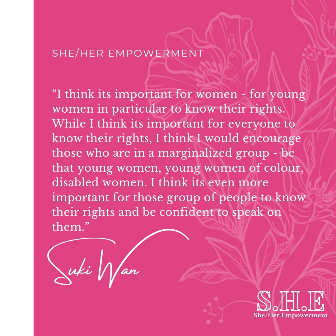 She/Her Empowerment (@she_her_empower) on Twitter photo New podcast episode and soon feature in our upcoming magazine!💜
Meet Suki Wan, an advocate for human rights and equality. She's apart of <a href="/THRE_equal/">THRE – Third Sector Human Rights and Equalities</a>. You can hear more about her empowerment and us speaking all about human rights in the podcast live now!
open.spotify.com/episode/7snRA0… New podcast episode and soon feature in our upcoming magazine!💜
Meet Suki Wan, an advocate for human rights and equality. She's apart of <a href="/THRE_equal/">THRE – Third Sector Human Rights and Equalities</a>. You can hear more about her empowerment and us speaking all about human rights in the podcast live now!
open.spotify.com/episode/7snRA0…