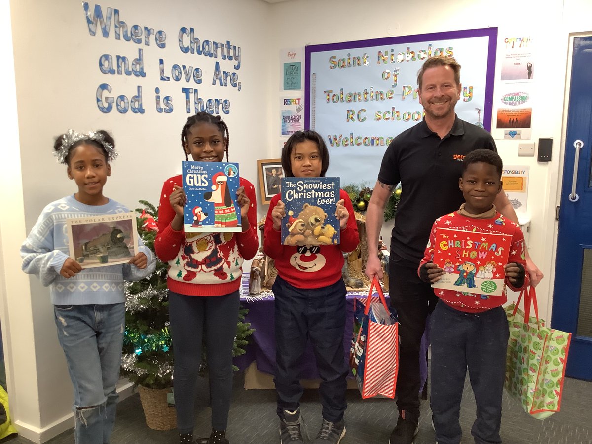 THANK YOU SO MUCH @gemsec_bristol  for your heartfelt competition prize of 100 Christmas Books for the children on St Nicks School. We are so very grateful!! The children will be so very excited to receive them! #competitionwinner #bristol #bristolprimary