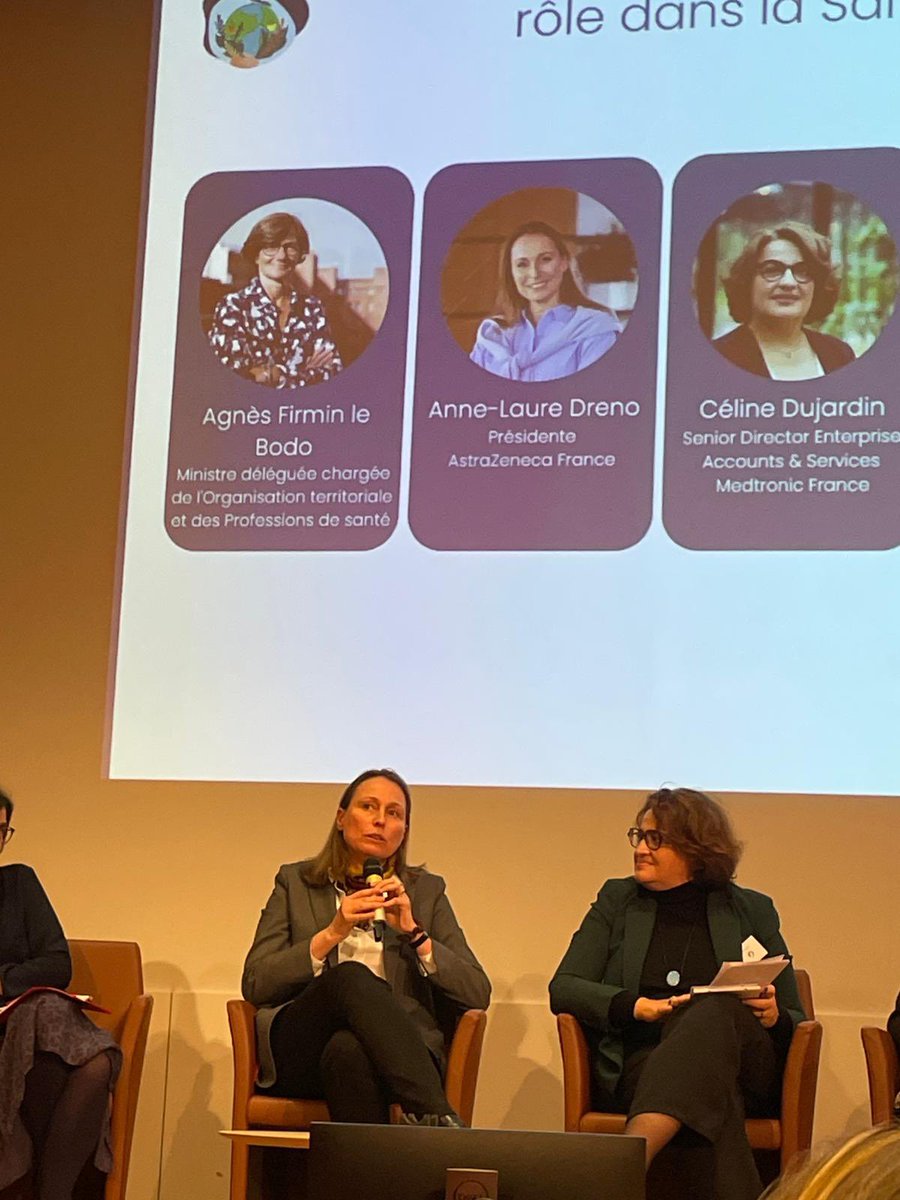 🎤#femmesdesante  

Anne-Laure Dreno, présidente <a href="/AstraZeneca/">AstraZeneca</a> France nous parle de l'importance d’agir pour la #santéenvrionnementale quand on est une industrie pharmaceutique.