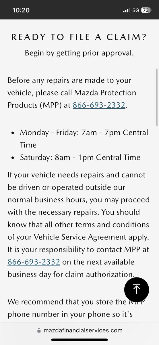 ohflanigan's tweet photo. Phone number is not to Mazda, has recording for life line senior services.  Email was kicked back as well. Ask before purchasing a Mazda. https://t.co/CUrGgLX5YZ