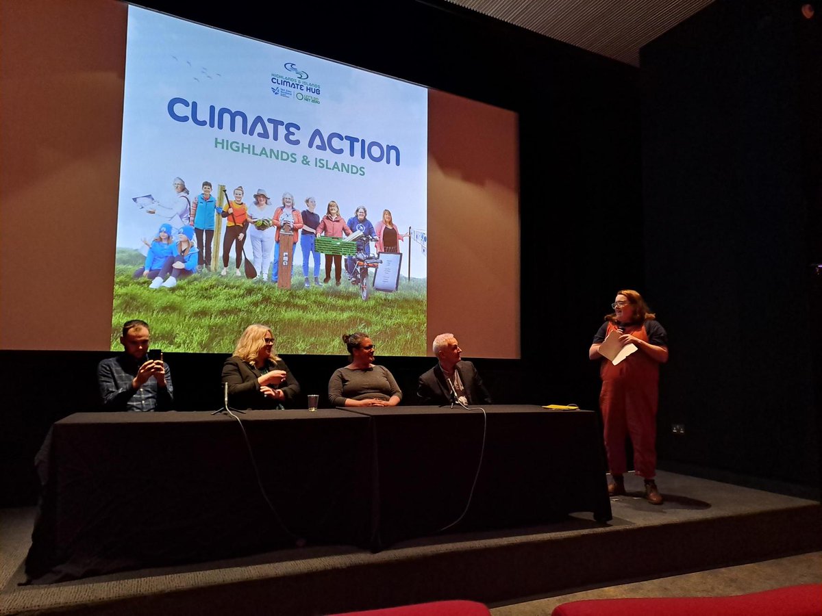 ✨What an amazing night! ✨ Climate Action: Highlands & Islands hit the big screens at @EdenCourt last night! 🎥 It's a privilege to share inspiring stories of climate action in H&I communities in our film, made in collaboration with the fab @CameronJMackay! #ClimateActionHI