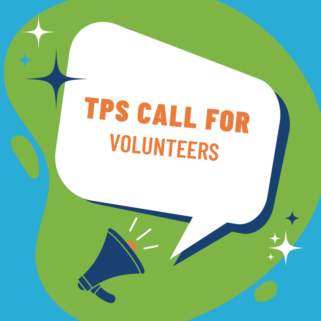 Whether you have 10 minutes or a few hours per month, TPS would love for you to be involved! To read more about opportunities or to sign up, click here: ow.ly/mRli50QgLZC Deadline for interest forms is Sunday, December 10th!