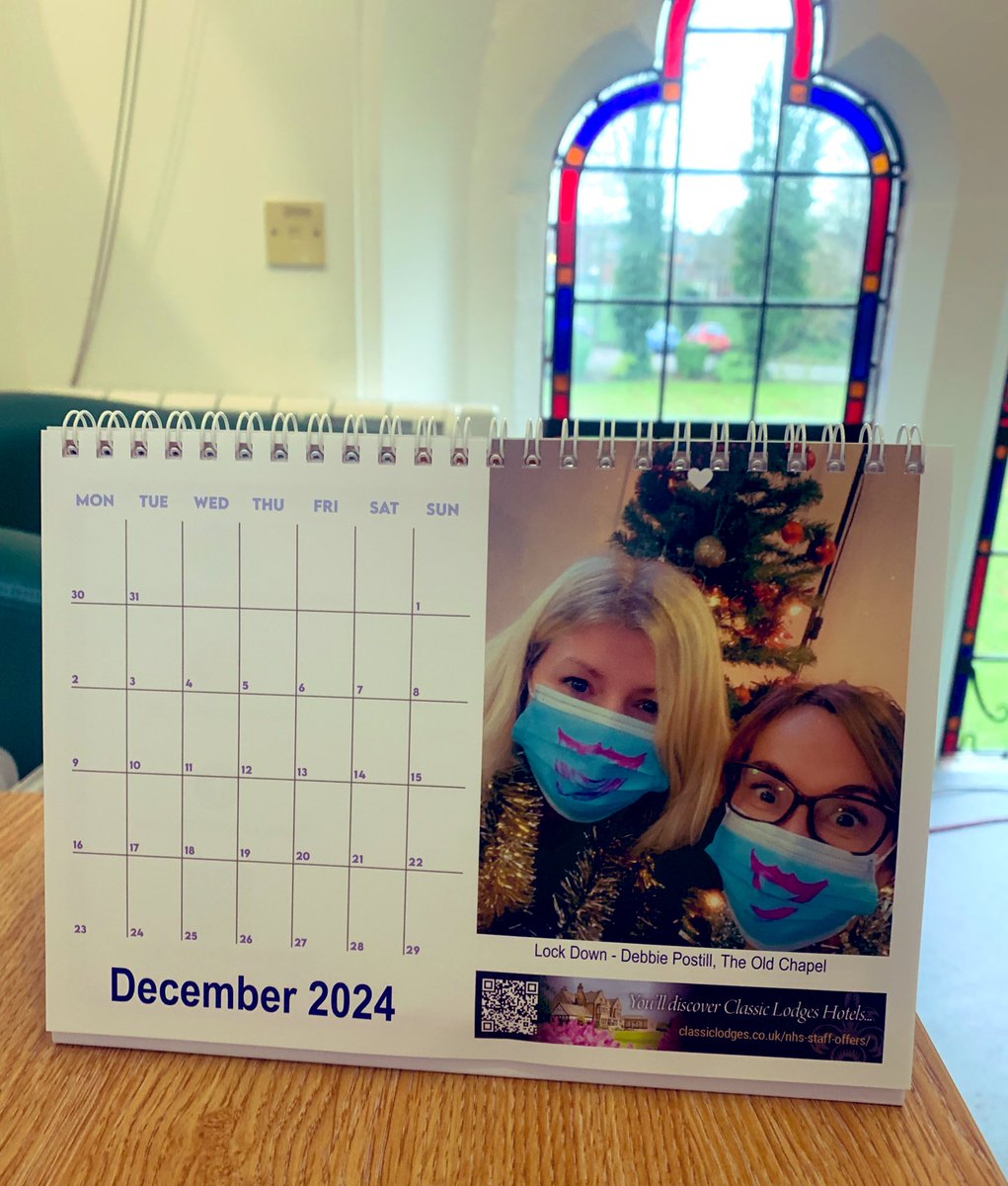 The fabulous Jen and Debs from our Psychological Medicine admin team can be found in the 2024 Staff Benefits calendar. A brilliant photo from a lockdown Xmas 😊 @YSPsychMed @YSTeachingNHS @kncowley @DrMAQ31 @BJTom7