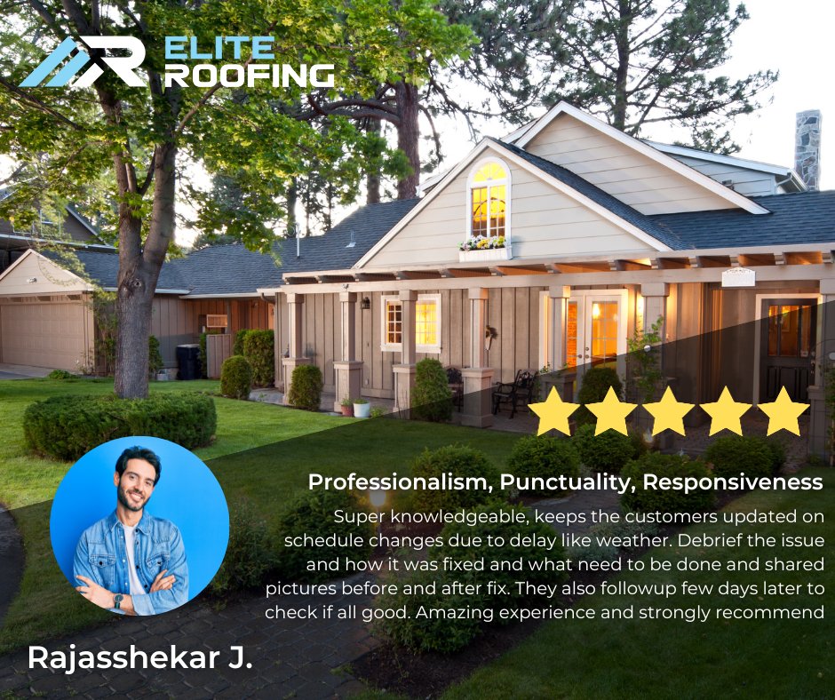 eliteroofpro's tweet image. We take customer satisfaction seriously - just look at our hundreds of 5 star reviews from Google! We don&apos;t mess around when it comes to making sure you&apos;re pleased. #5StarReviews #GoogleGuaranteed #CustomerSatisfaction #RoofingContractor