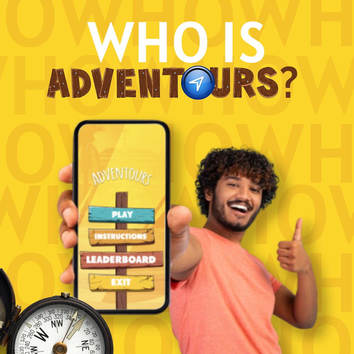 Who is Adventours?? 🤔

We are an interactive experience platform that integrates exploration with gamification &amp; storytelling.

We provide scavenger hunts for schools, and company team-building exercises, while also catering to friend groups interested in having fun weekends.