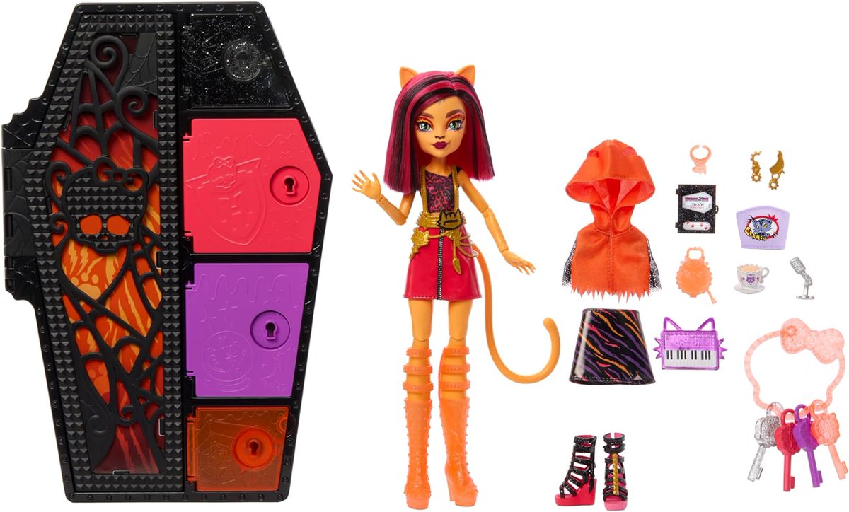 Las_MonsterHigh's tweet photo. Incluida también Toralei de la colección Skulltimate Secrets con armario y 15 accesorios https://t.co/X8GukSMCBK #MonsterHigh https://t.co/A1r3vc4Oqw