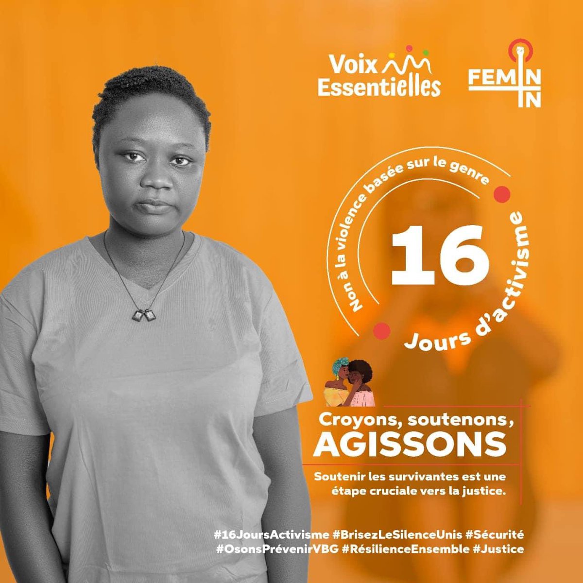 Croyons et agissons pour soutenir les survivantes de VBG. Chaque geste compte vers la justice. #16joursActivisme #SoutienAuxSurvivantes #ÉtapeVersLaJustice
#FEMIN_IN #FEMINISME #ÉgalitéEnAction #OsonsPrévenirVBG @Speakupafrica @Voixessentielles <a href="/Femin_in_BF/">Femin-In</a>