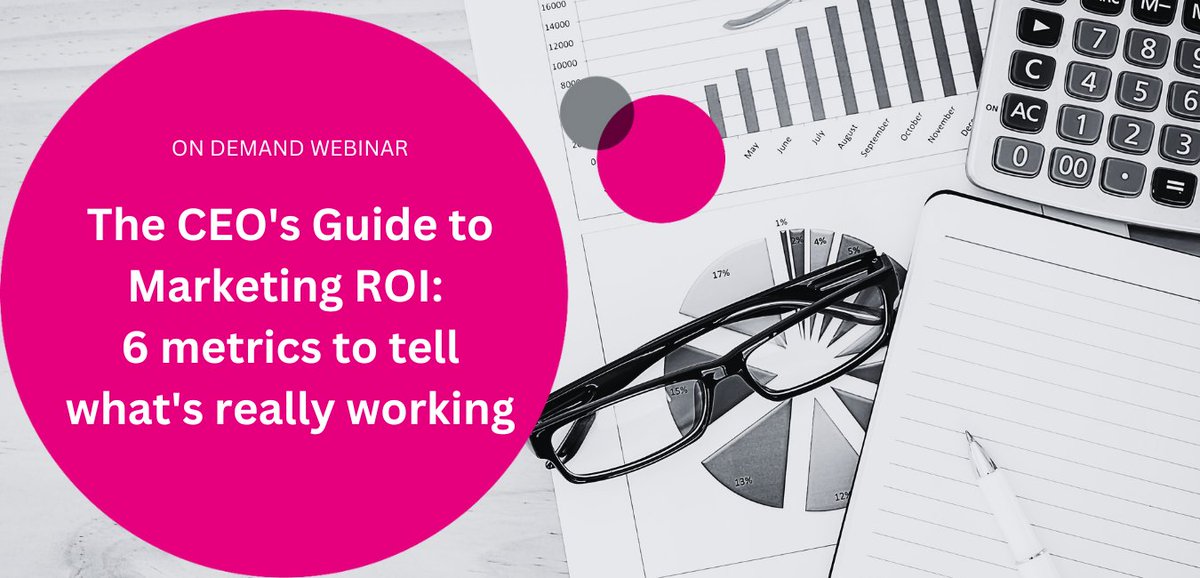 Missed <a href="/MarketingCentr/">The Marketing Centre</a>'s recent webinar on '"The CEO's Guide to Marketing ROI: 6 Metrics"? No worries! You can access the on-demand version here:
bit.ly/40YE7Fw
 #MarketingROI #BusinessLeadership