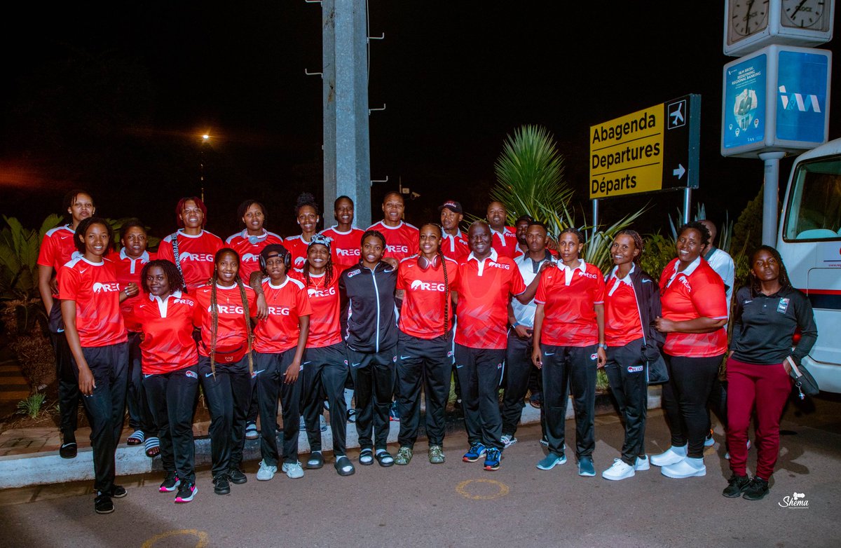 regwomenbbc's tweet photo. Earlier this morning, #REGWBBC set off from Rwanda to Egypt for the Africa Women Basketball League (AWBL), happening from 11th to 19th December.
@reg_rwanda
@ferwabaRW
#RwOT
#Rwanda https://t.co/TwRqmeKNc1