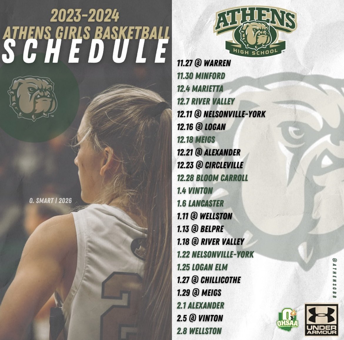 Athens' top 10 high school girls basketball matchups in 2021-22