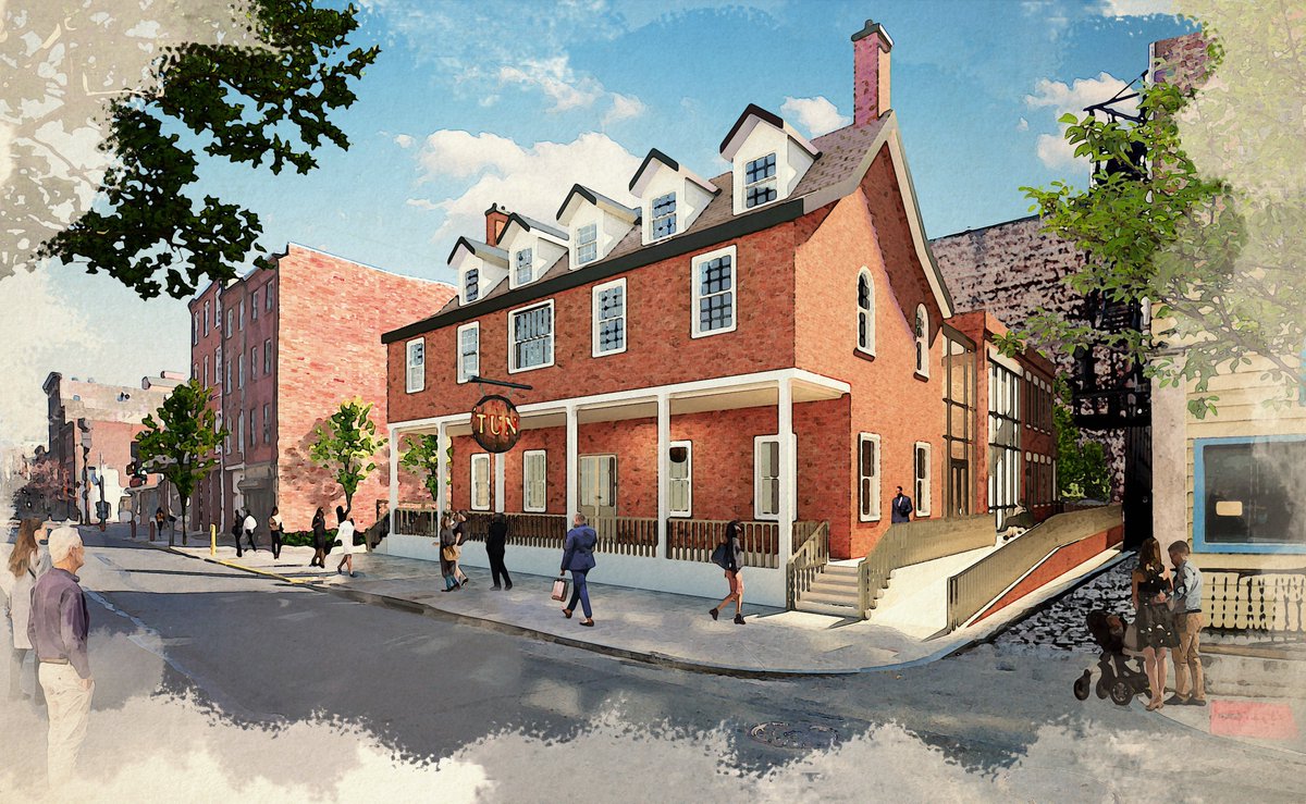TheTunLegacy's tweet photo. The Tun™ Tavern, one of the nation’s most historic buildings, is making a comeback in Philly just 250 yards from where it all began.

Want to be part of history? Visit our site to donate, learn more, and secure your piece of the legacy.➡️ https://t.co/2WmOijMmv0

#RebuildTheTun https://t.co/hTkQhsT5Kg