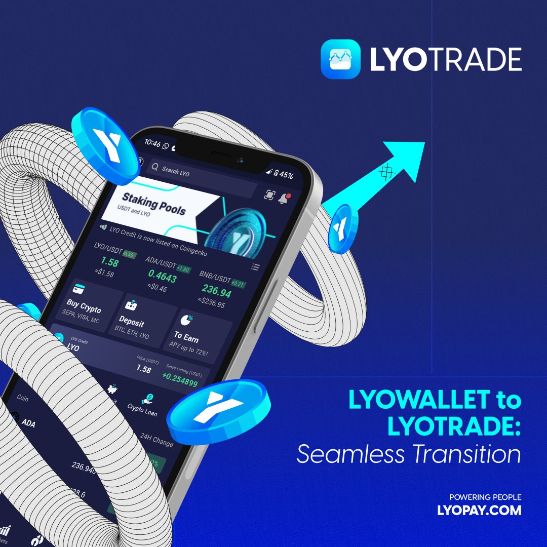 Unlock a world of features! 📈

LYOTRADE is combining with LYOWALLET for a more expansive feature set to offer users. 💪

Explore this thrilling transformation in depth by reading our blog post through the link in our bio. 🚀
 
#LYOTRADEFeatures #CryptoConvenience