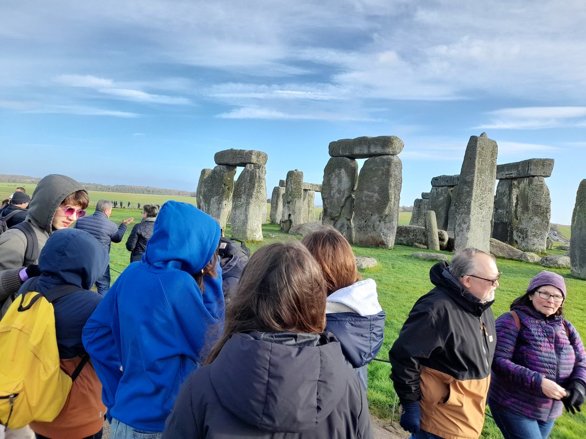 Un petit tour parmi les pierres néolithiques de Stonehenge avant de rentrer. How impressive !