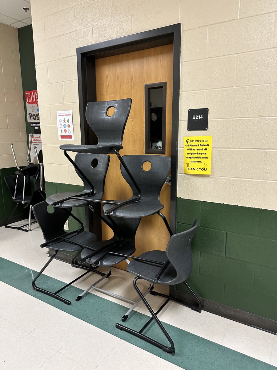 LisaNiemuth's tweet photo. The mischief elves were at CLHS last night. They are on the naughty list for sure. Have a great day teachers. ⁦@HCCPHSprincipal⁩ ⁦@Principal_MVMS⁩ ⁦@AlexHigbyCLHS⁩ ⁦@CLHSPrincipal⁩ ⁦@DrChapmanCISD⁩ https://t.co/85r54Exf69