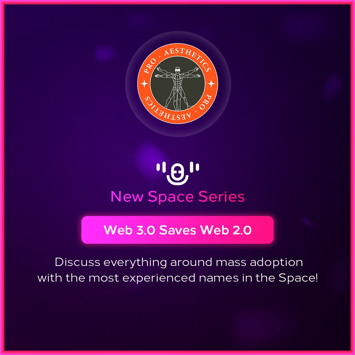 Web 3.0 Saves Web 2.0 💢

Join us for the second episode of Web3's new space series

In one hour, we'll discuss how short-term hypes affect mass adoption and strategies to minimize the risks they pose to the space.

Set your reminder down below ⬇️