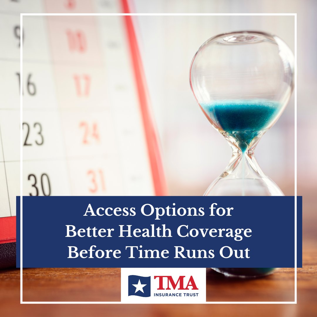 BexarCountyMed's tweet image. Time is almost up to access limited-time special options during Open Enrollment that could help you manage costs and improve your health coverage. Review your eligibility, whether you need new coverage or plan to renew. #texmed #grouphealth
tmait.org/blog/access-op…