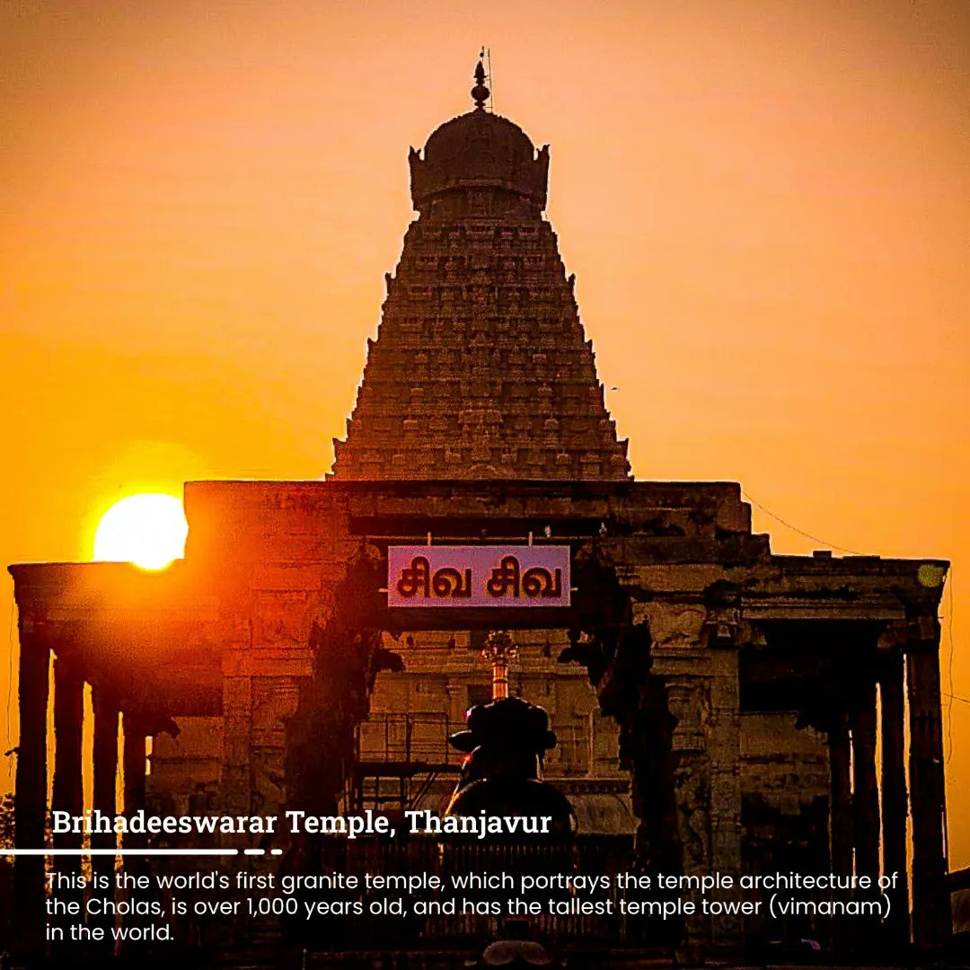 tntourismoffcl's tweet photo. Witness the timeless rhythms of the heritage wonders and architectural flow in a picturesque symphony. Get to know the amazing facts about these iconic destinations and vivid cultures in all it's glory and save the post for future travel reference!
📸- @Koushikhr_ias https://t.co/xC9efW6ZNi