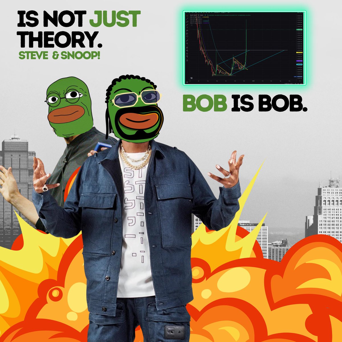 WE ALL BOBBERS are making History with $BOB.
Me and <a href="/SteveBobs333/">Steve Bobs</a> tried to explain to you,
Bob is not just theory. Bob is the King 👑 Enjoy the moment, keep pushing and BUILDING - <a href="/BobEthToken/">Bob</a>