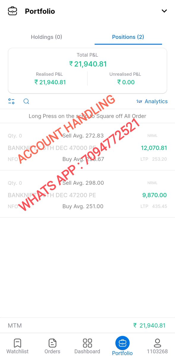 niftyintraday87's tweet photo. ACCOUNT HANDLING &amp; PREMIUM TIPS

💰 MINIMUM CAPITAL  50K

📌 INDEX OPTIONS
✅BANKNIFTY
✅NIFTY
✅STOCK F&amp;O 

Whats App
https://t.co/36TCOwefh7

TELEGRAM LINK 
https://t.co/4lBw5soAW2 

NEW ACCOUNT OPENING 
https://t.co/l1kchk6CFi

#banknifty  #Nifty #niftyfifty #bankniftyoptions https://t.co/WqxyrQgi81