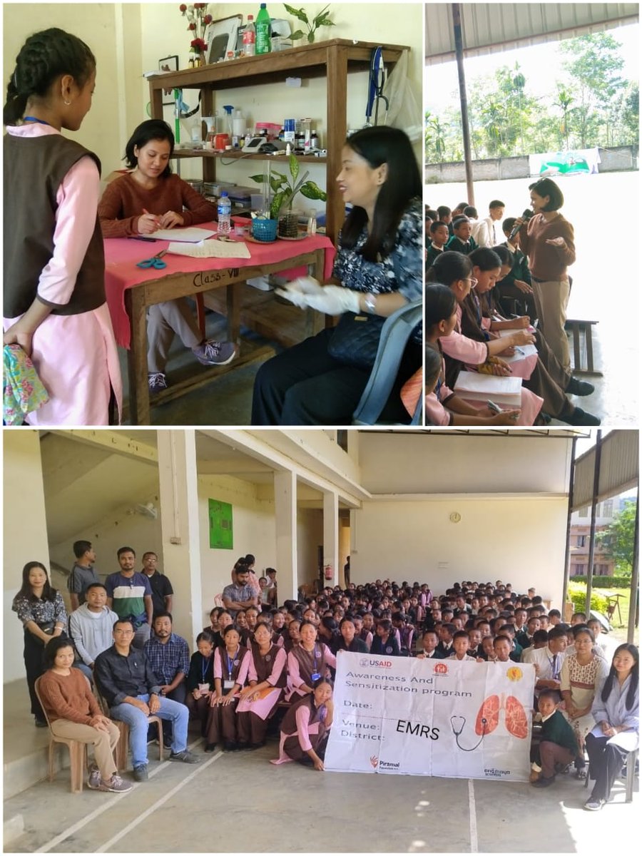 IBC_PF's tweet photo. In #Mon dist. #Nagaland we organized a TB awareness and sensitization program at @nests_emrs #Tizit with #ARSH #DAPCU for 247 students, staff and teachers. 15 presumptive cases were identified, from whom sputum was collected and transported to DTC. https://t.co/hiqcKfvggF