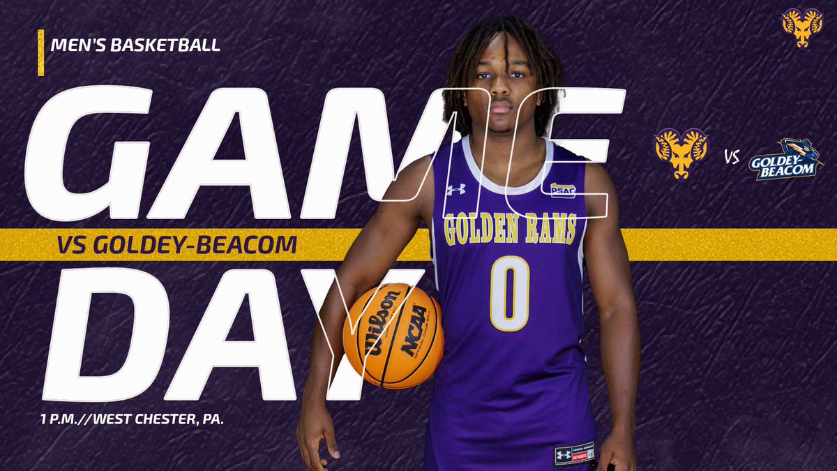 MBB: It's #GameDay! We host Goldey-Beacom today beginning at 1 p.m. in our non-league finale and the final game of a three-game homestand! Full preview ⬇️

📰: bit.ly/3Rha3R2

#ramsup