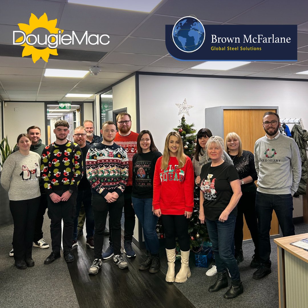 Christmas Jumper Day! 🎄

Today, the team wore their best Christmas jumpers for <a href="/DougieMacStoke/">Dougie Mac</a> and raised £55 for the charity 👏🏼

We’re fully in the festive spirit here at Brown McFarlane now! Who’s jumper do you like best? 

#christmasjumperday #brownmcfarlane