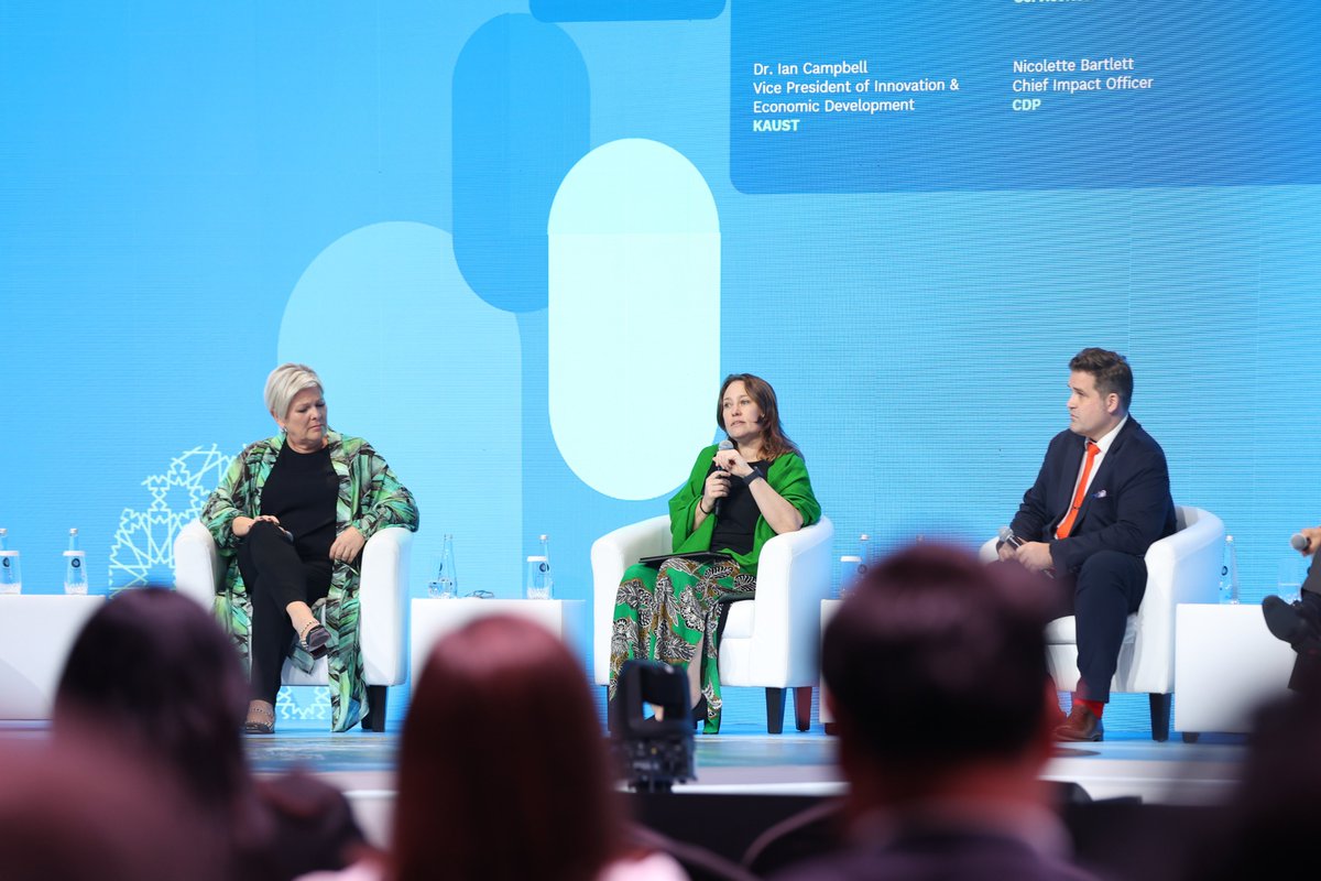 This week, CDP’S Chief Impact Officer @nikkibartlett participated in the @Climate_Action panel event ‘Shifting mindsets for radical collaboration’ on the Sustainable Innovation Forum at #COP28.