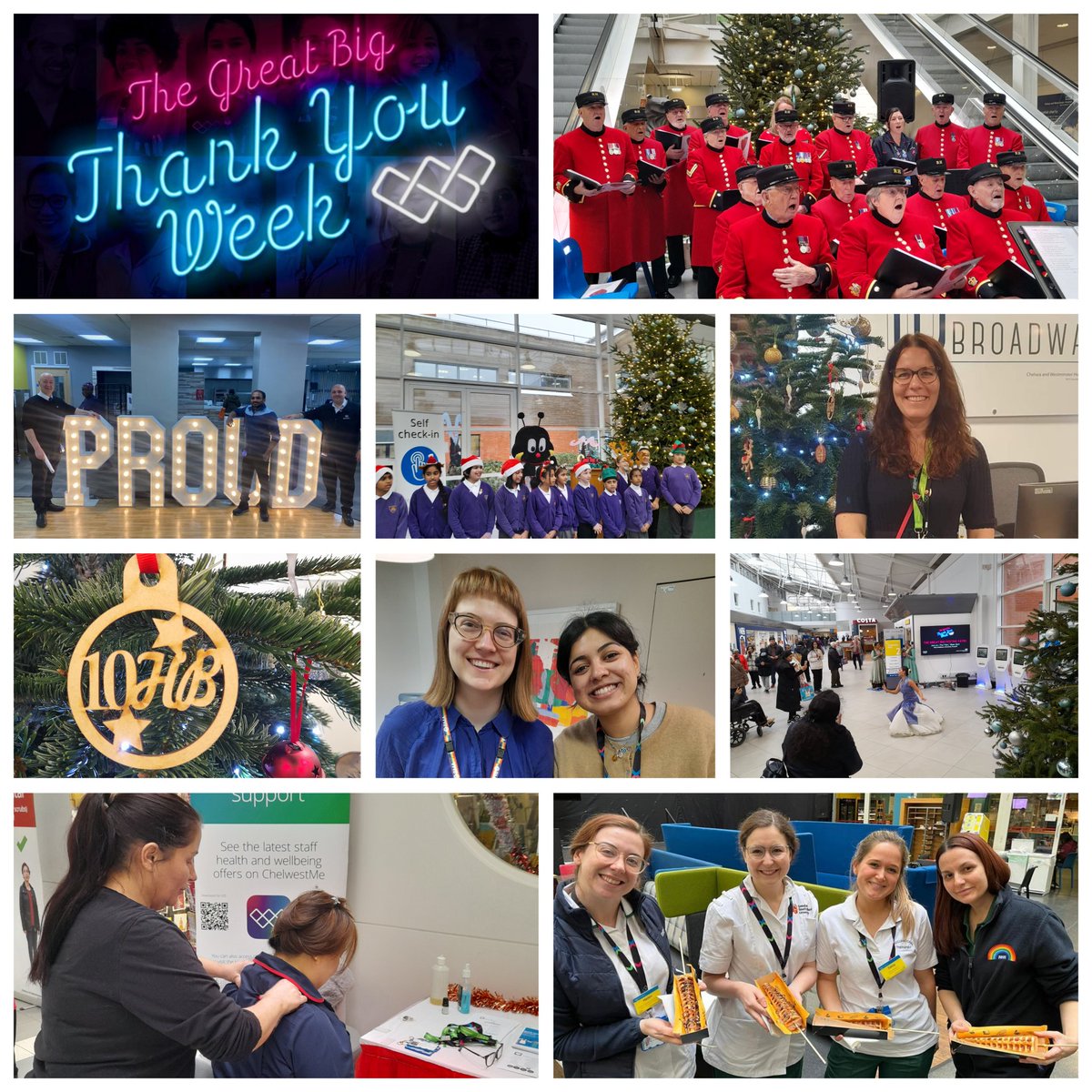 What a busy week we have had thanking all of our #NHS #staff @ChelwestFT @WestMidHospital @10HBHealth @56deanstreet #TheGreatBigThankYouWeek 💙 #wellbeing #wellness #Christmas @cwpluscharity