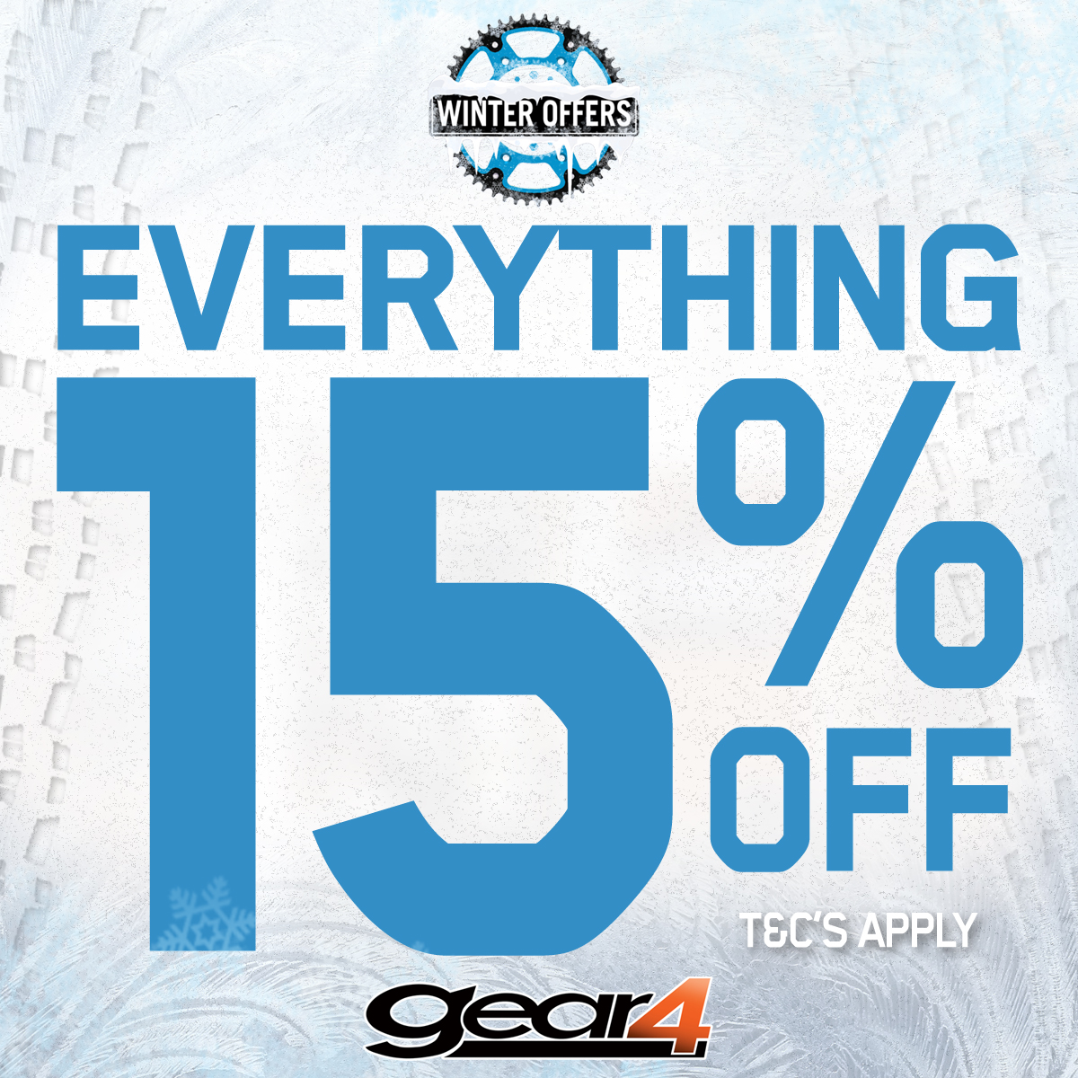 ❄️15% OFF PARTS &amp; CLOTHING SITE WIDE!❄️
Discount automatically applied at checkout, available online, instore &amp; over the phone!
gear4motorcycles.co.uk

T&amp;C's on the link - gear4motorcycles.co.uk/offers/

#gear4motorcycles #winteroffers #winterdeals #discountcode #ktm #husqvarna #gasgas