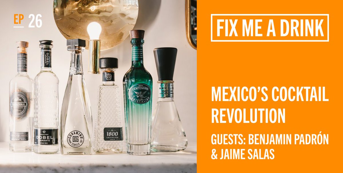 Mexico’s cocktail scene is on fire. On the NEW episode of our podcast, Fix Me a Drink, hosts @DavidWondrich and @NRothbaum chat with Benjamin Padrón co-founder of Licoreria Limantour & tequila expert Jaime Salas. Listen NOW: to.flaviar.com/46JwcND