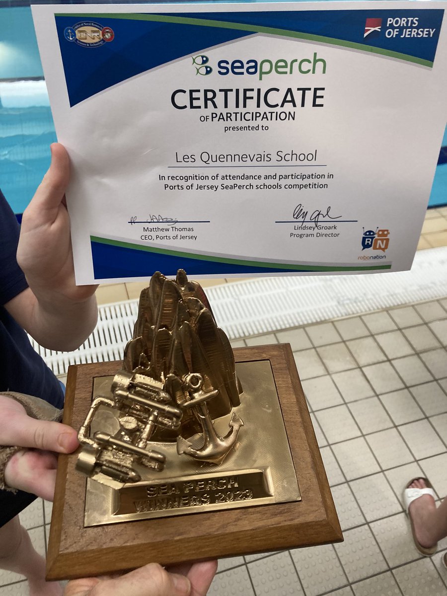 And the <a href="/PortsofJersey/">Ports of Jersey</a> <a href="/seaperch/">SeaPerch</a> <a href="/GovJsyCYPES/">Children, Young People, Education & Skills</a> winning team is….