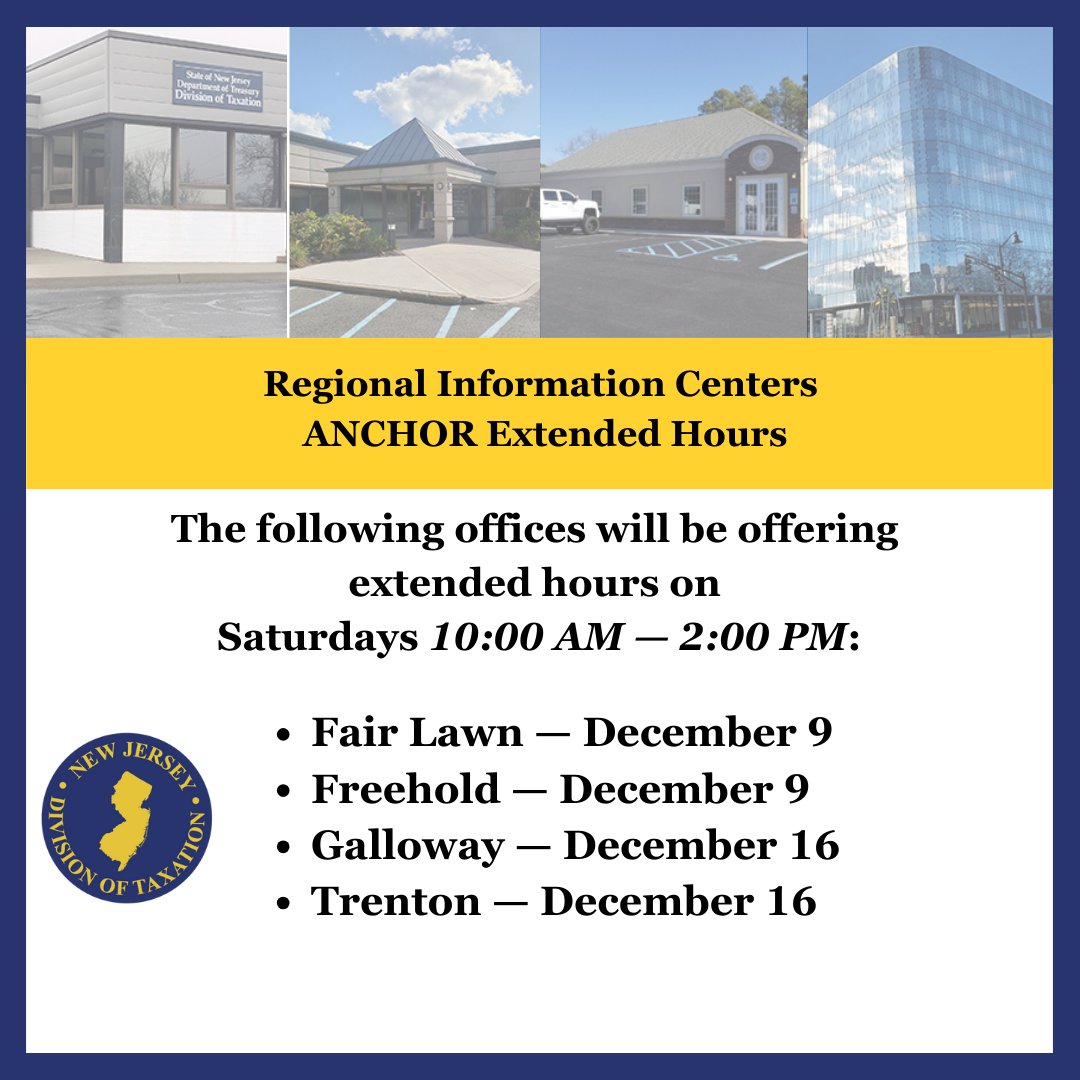 NJ Div of Taxation ☀️ tweet media