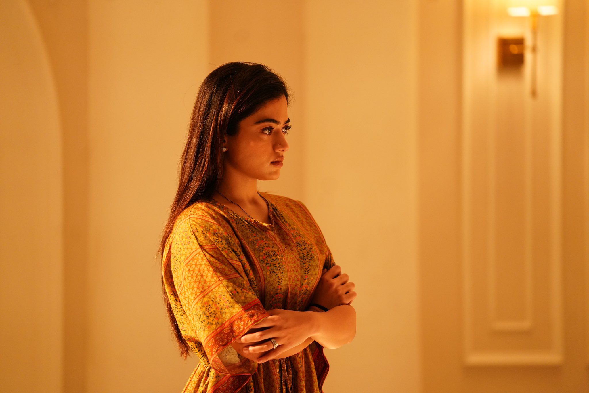 Rashmika Mandanna on X: Gitanjali 🤍🕊️🌿 If I were to describe her in a  sentence …it would be the only force at home holding her family together. ✨  She is pure, real,