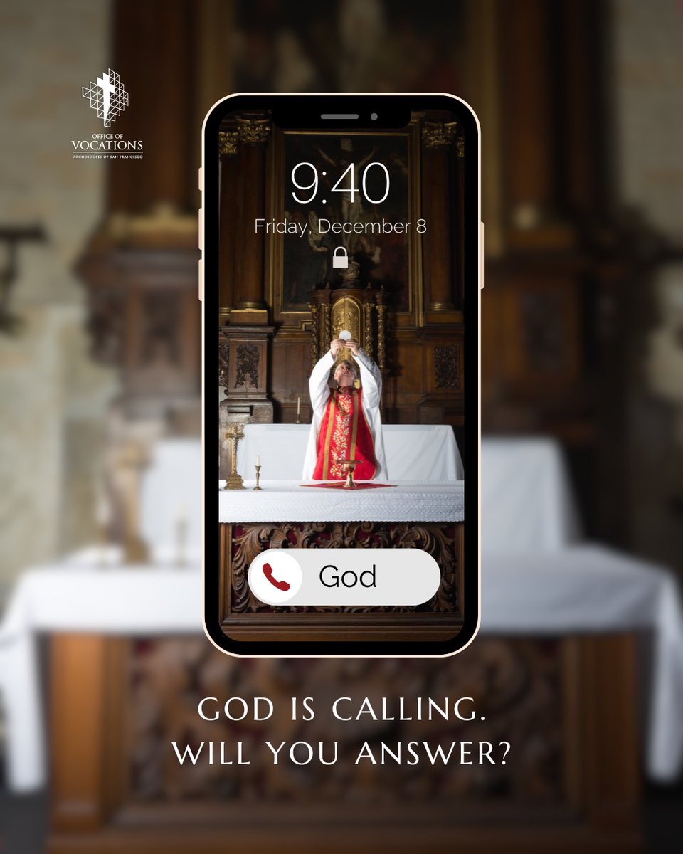 Will you answer God's call? #prayforvocations

sfpriest.org/learning-to-di…

#sfpriest #sfvocations #discernment #vocation #priesthood