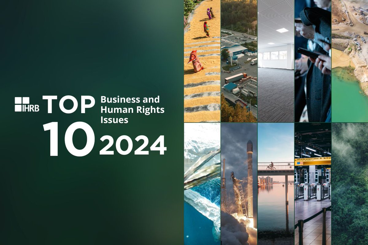 Ahead of #HumanRightsDay and the 75th anniversary of the Universal Declaration of Human Rights (#UDHR), we bring you IHRB's annual forecast of priority challenges and opportunities in business and human rights. 

Read it here ➡️ ihrb.org/library/top-10…