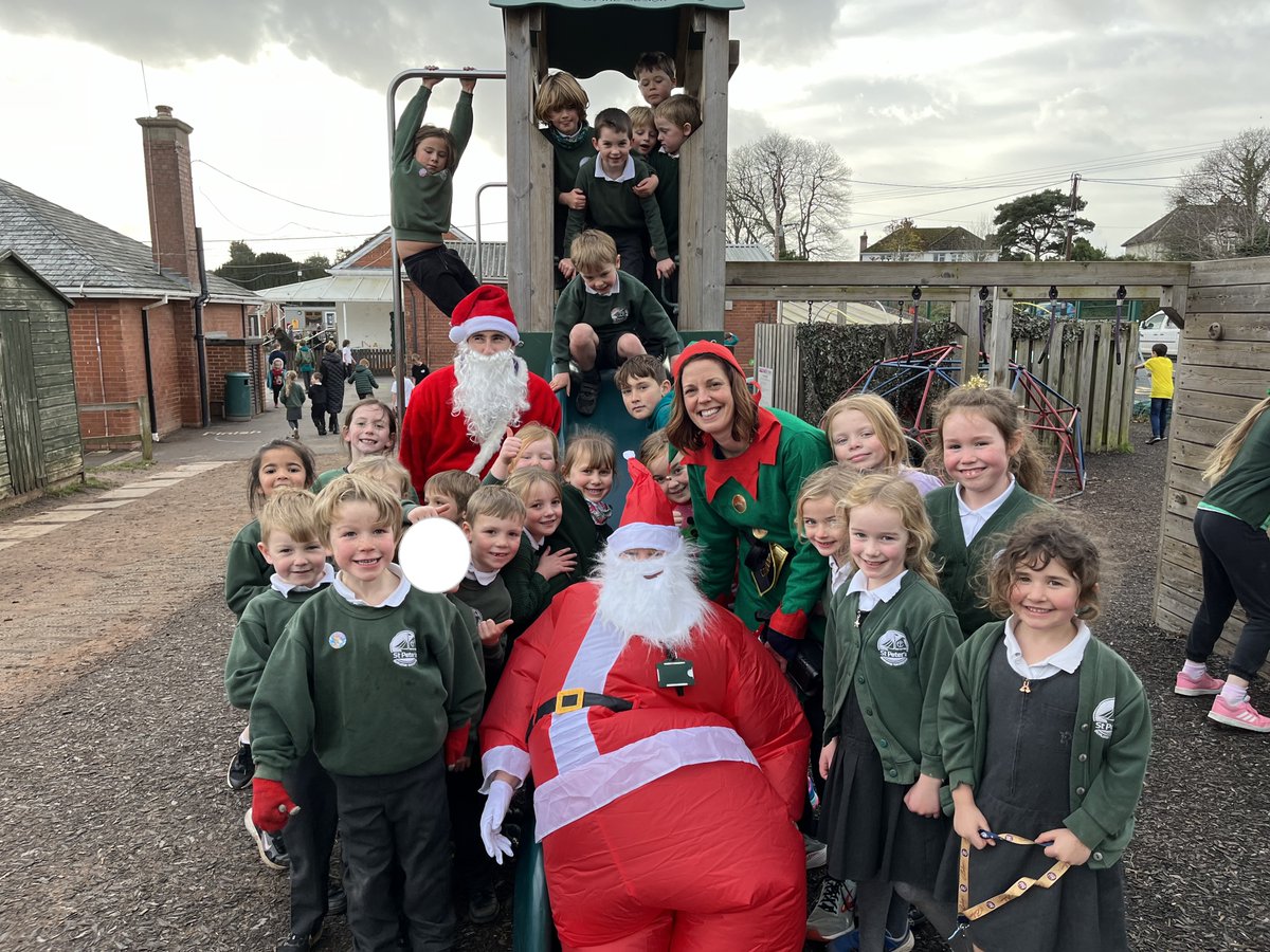 The children LOVED the St Peter’s Santa Dash on Friday lunchtime - who do you think was more mischievous? The adults or the children?!