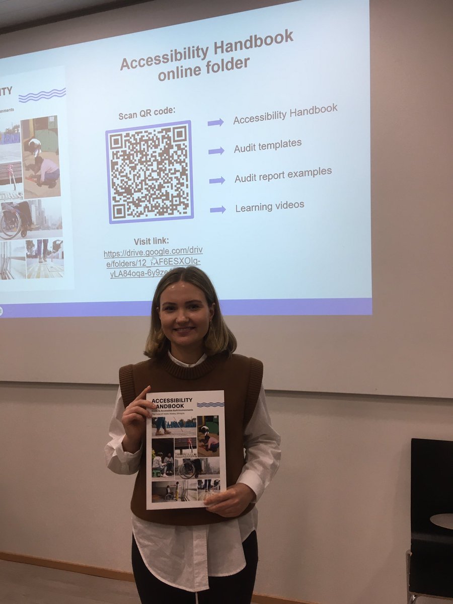 LauraPoussa's tweet photo. Today the #Accessibility Handbook as a result of the #Finnish #Ethiopian accessibility project between @Invalidiliitto and @DisabilityDeve1 was launched. Thank you authors Luiza Sevele and Mekdelawit Tesafaye for your great job! @Disability_fi https://t.co/sNjyoLntmL