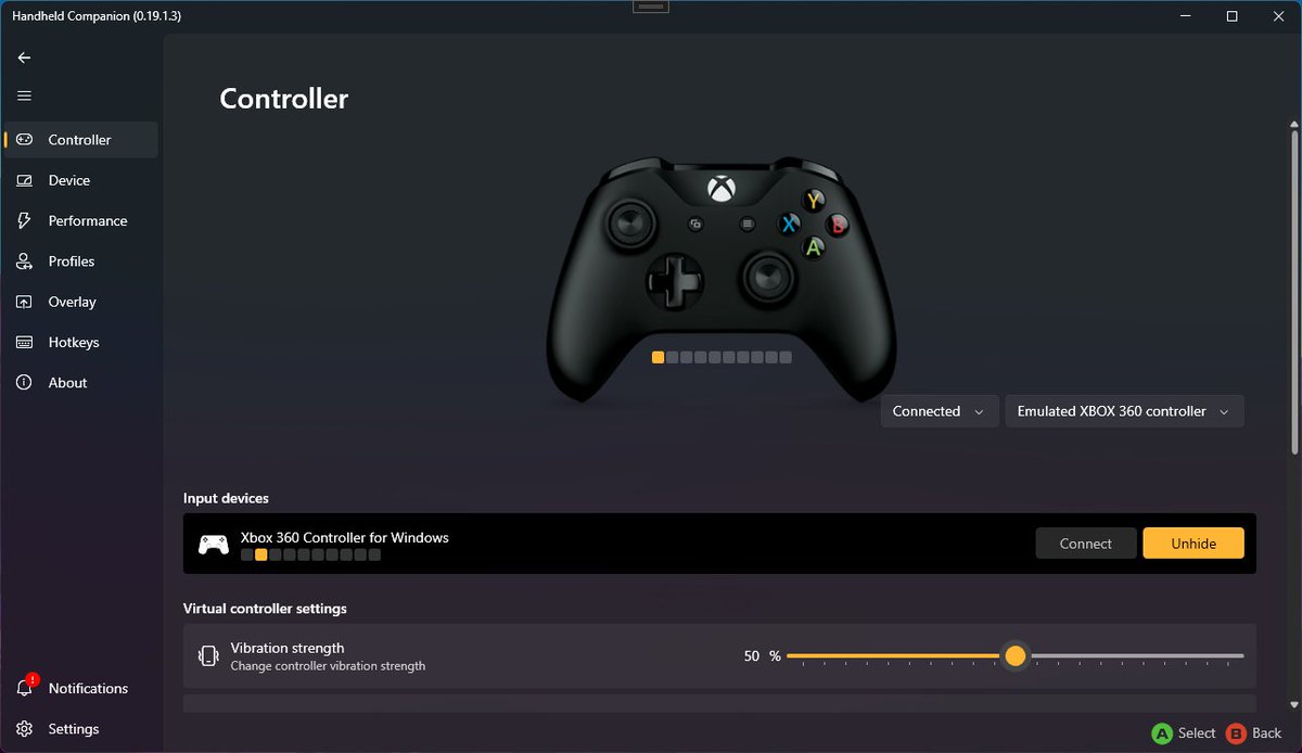 BenjaminLesueur's tweet photo. Don't want to brag about #HandheldCompanion UI but honestly, it's great. https://t.co/nHrv8n161y