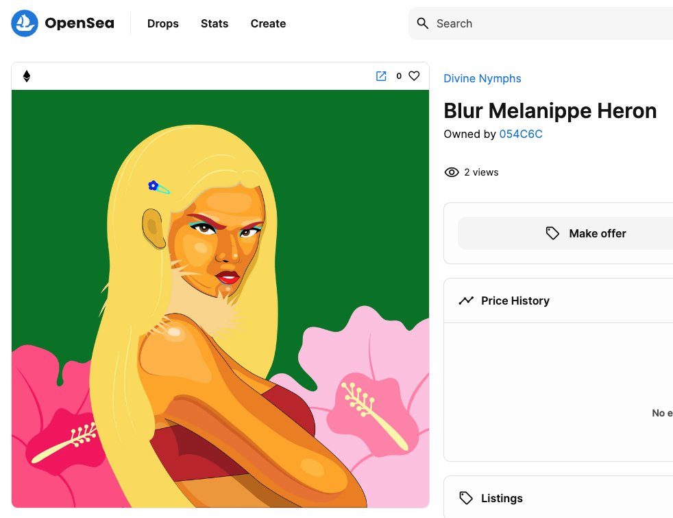 love seeing new <a href="/DivineNymphs/">Divine Nymphs</a> mints 💘